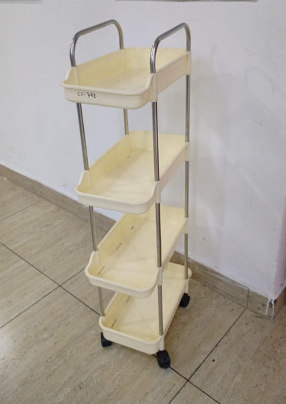 CARRITO ORGANIZADOR DE 4 NIVELES CON RUEDA