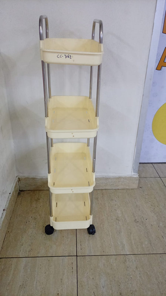 CARRITO ORGANIZADOR DE 4 NIVELES CON RUEDA