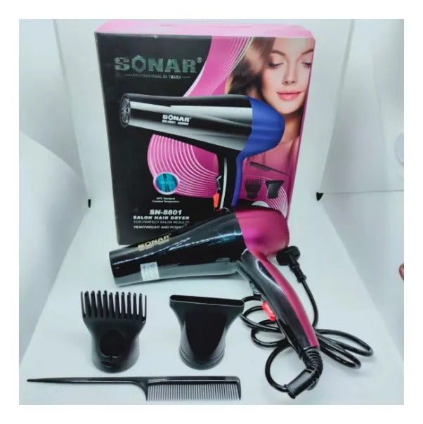 SECADORA DE CABELLO SONAR DE 4000W  SN-8801
