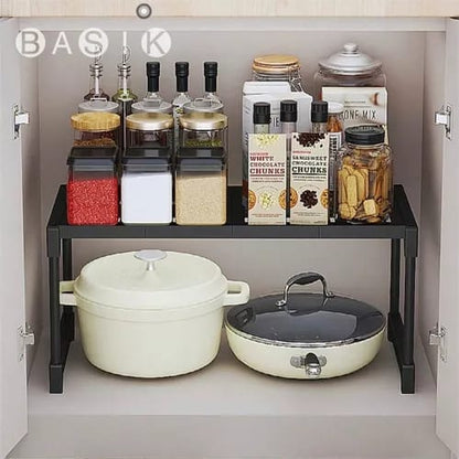 ORGANIZADOR DE MICROONDAS AJUSTABLE MULTIFUNCIONAL