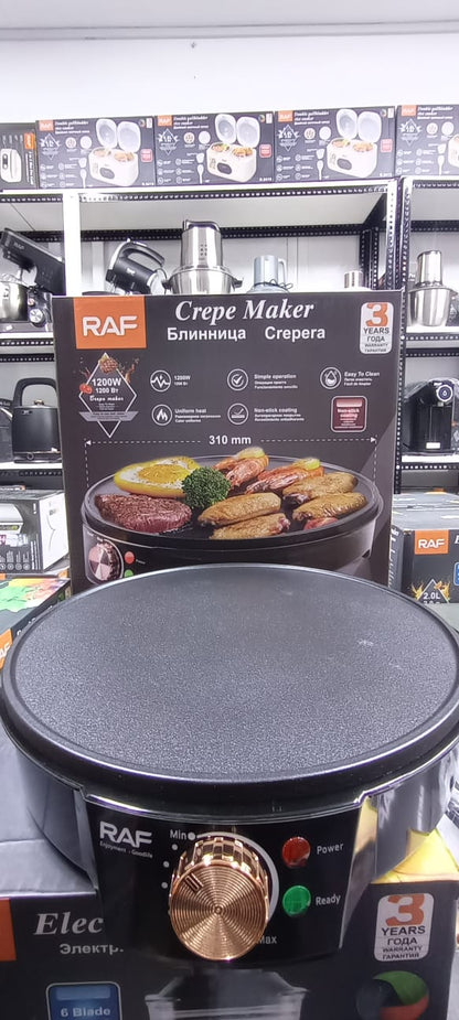 CREPERA RAF R.528 DE  11 PULGADAS 1200w  PARA  PANQUEQUES ANTIADHERENTE