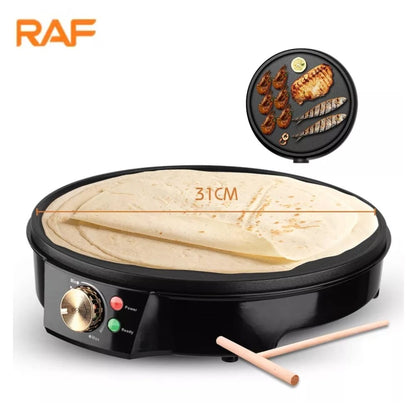 CREPERA RAF R.528 DE  11 PULGADAS 1200w  PARA  PANQUEQUES ANTIADHERENTE