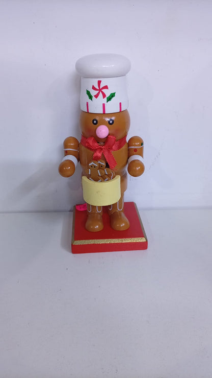 CASCANUECES DE MADERA NAVIDEÑO