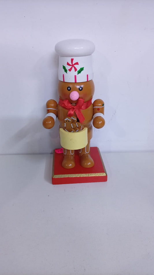 CASCANUECES DE MADERA NAVIDEÑO