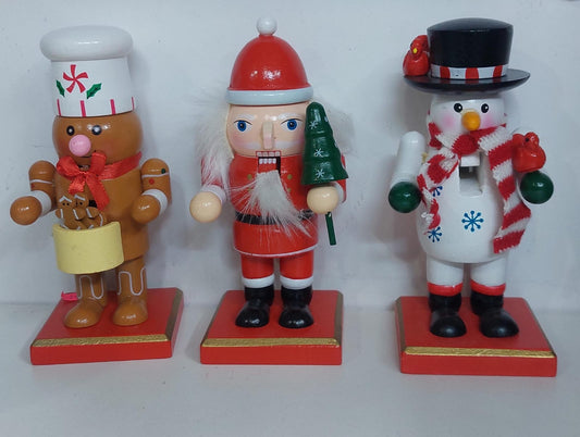 CASCANUECES DE MADERA NAVIDEÑO
