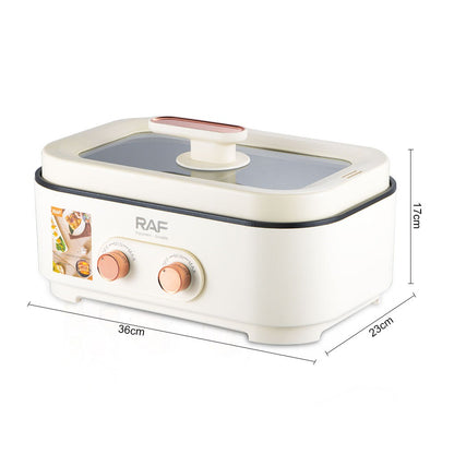 OLLA CALIENTE ELÉCTRICA MULTIFUNCIONAL + PARRILLA RAF R.5420 (6L)