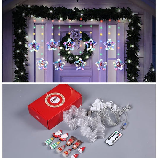 🎄✨ CORTINA DE LUCES NAVIDEÑAS CASCADA LED – 3 METROS USB ✨🎄