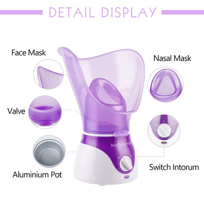 ✨ VAPORIZADOR FACIAL BEAUTY NINFA SPA – PARA EL HOGAR ✨