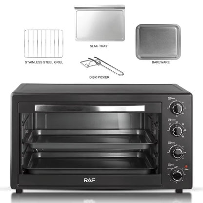 ✨ Horno Eléctrico RAF R.5322 – Gran Capacidad y Versatilidad para tu Cocina