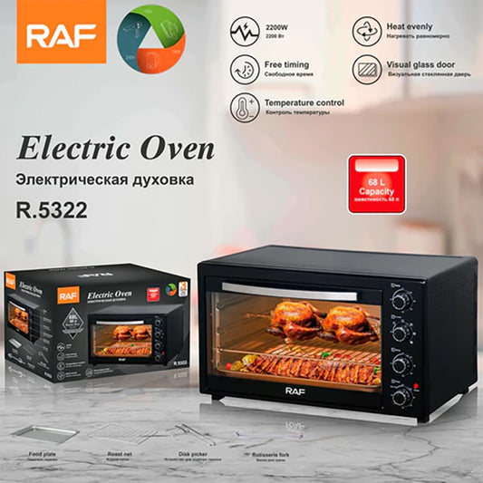 ✨ Horno Eléctrico RAF R.5322 – Gran Capacidad y Versatilidad para tu Cocina