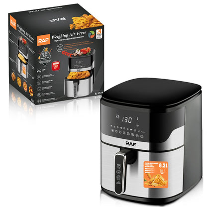 FREIDORA DE AIRE INTELIGENTE RAF R.5375 – COCINA RÁPIDA Y PRECISA