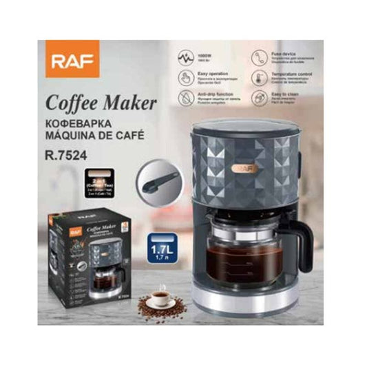 CAFETERA ELECTRICA RAF R.121 DE  1.2 LITROS DE 680W