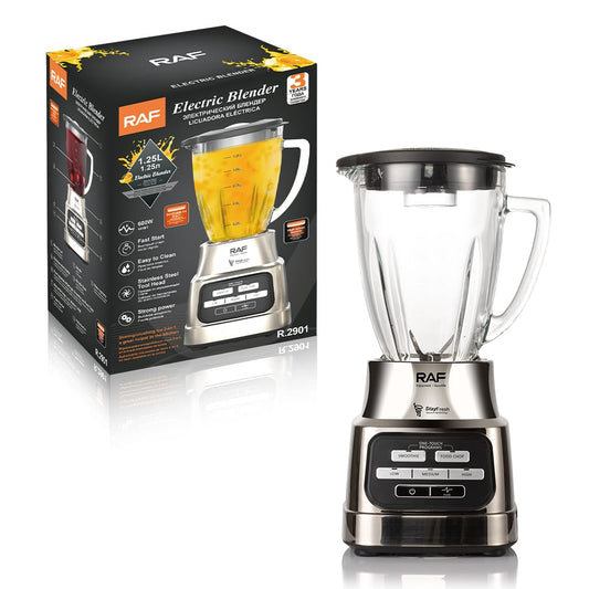 LICUADORA RAF DE 1.25L – 600W 2 EN 1 R.2901
