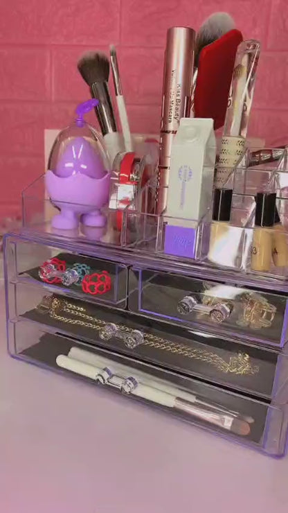JOYEROS COSMETIQUEROS  ACRILICOS DE 4 CAJONES